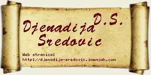 Đenadija Sredović vizit kartica